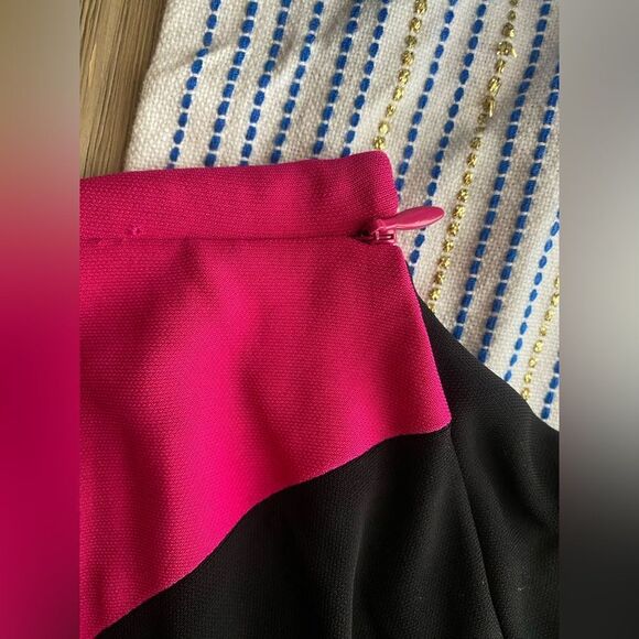 ALEXANDER WANG MIDI DRESS Black/pink Viscose Sleeveless Sz 4 NWT - Picture 9 of 16